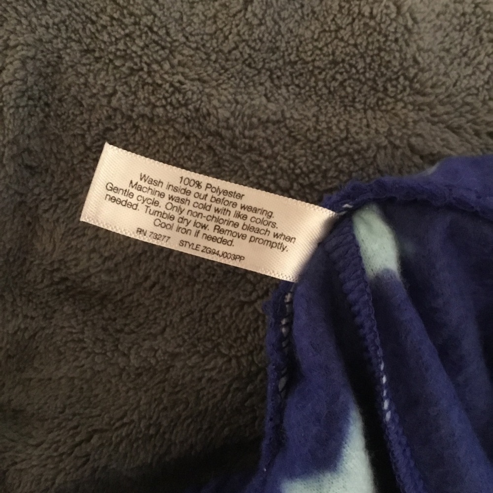 SO microfleece pajama short NWT blue stars 2X - Picture 3 of 8